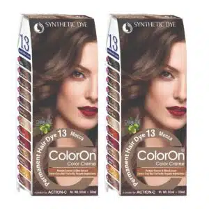 Coloron Permanent Hair Dye #13 (Mocca) Combo Pack
