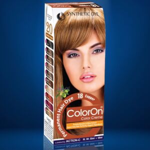 Coloron Permanent Hair Dye #18 (Copper)