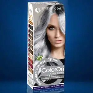 Coloron Permanent Hair Dye #19 (Silver)