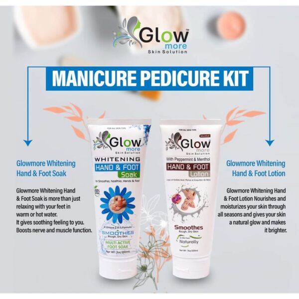 Glow More Mani & Pedi Kit Pack of 3 (200ml Each)