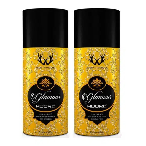 Montwood Glamour Adore Body Spray (150ml) Combo Pack