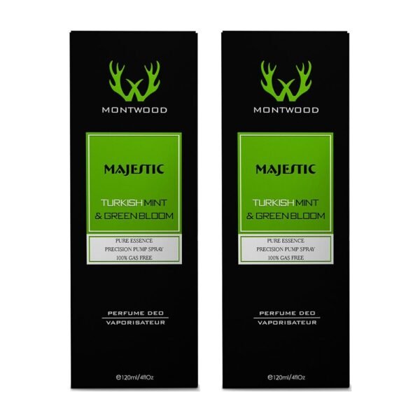 Montwood Majestic Turkish Mint & Green Bloom Perfume (120ml) Combo Pack