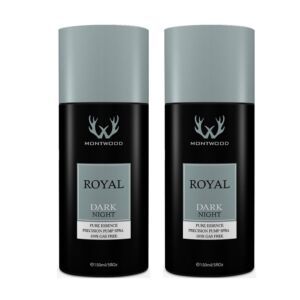 Montwood Royal Dark Night Body Spray (150ml) Combo Pack