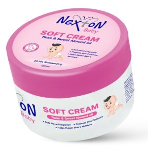 Nexton Baby Soft Cream Rose & Sweet Almond Oil (125ml)