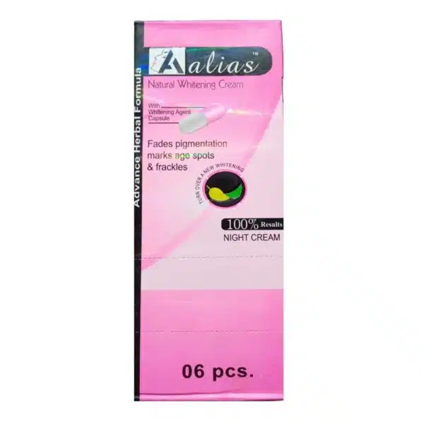 Aalias Natural Whitening Cream (30gm) Pack of 6