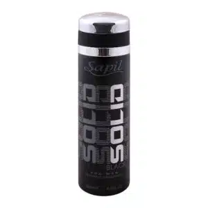 Sapil Solid Black Body Spray For Men (200ml)