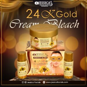 Jessica 24K Gold Bleach Cream & Activator (500gm)