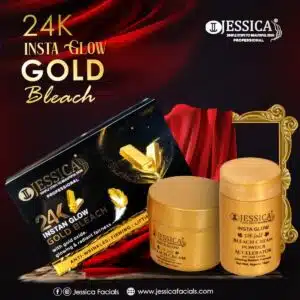Jessica 24K Gold Bleach Cream & Activator (80gm)