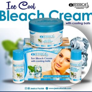 Jessica Ice Cool Bleach Cream With Cooling Balls (500ml)