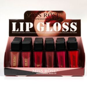 Miss Rose Professional Lip Gloss (Pack of 24)