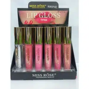 Miss Rose Professional Shine Lip Gloss (Pack of 24)