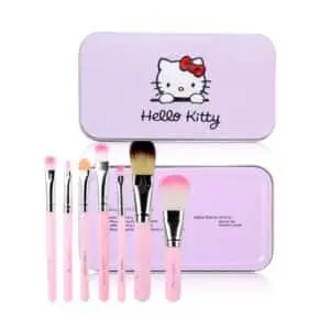 Hello Kitty 7Pcs Professional Makeup Brushes Set
