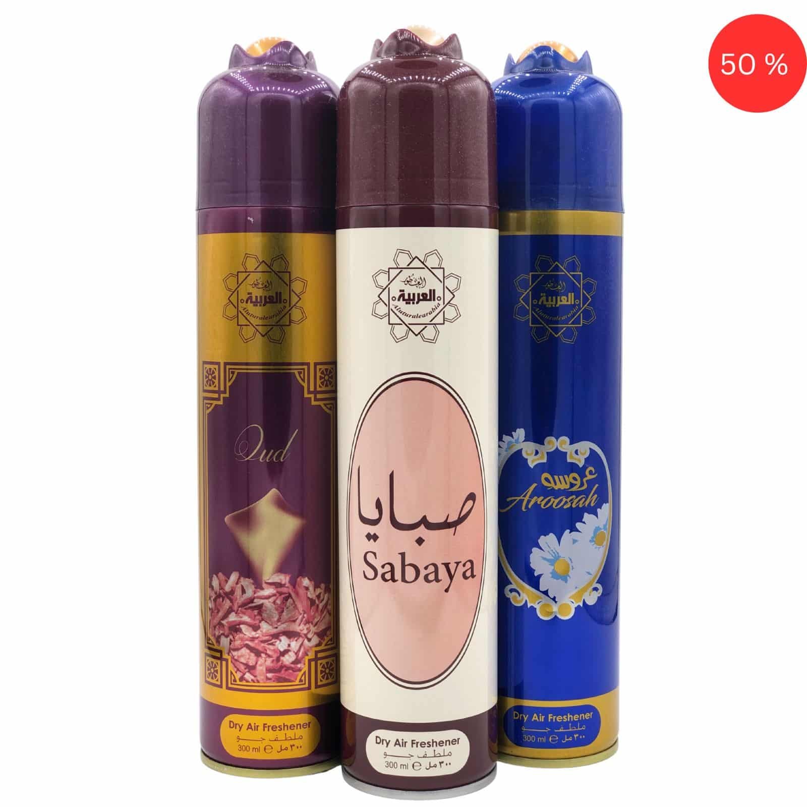 Arabic Air Fresheners (300ml Each) Pack of 3 Deal Trynow.pk