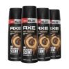 Axe Gold Temptation 48H Body Spray (150ml) Pack of 4 Deal
