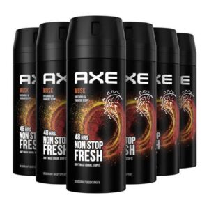 Axe Musk 48H Body Spray (150ml) Pack of 6 Deal