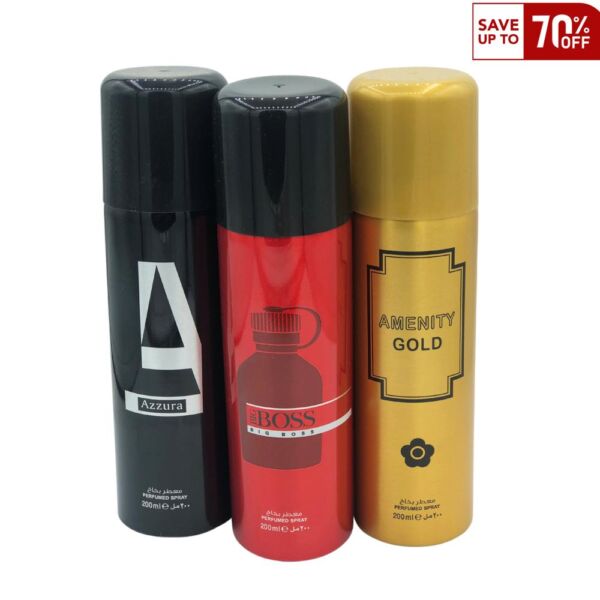 Body Sprays (200ml Each) Indonesia Pack of 3 Deal