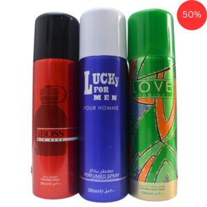 Indonesia Body Spray Good Quality 200ml (Pack of 3 Deal)