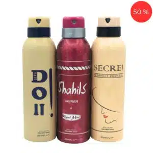 Indonesia Body Spray Premium Quality 200ml (Pack of 3 Deal)