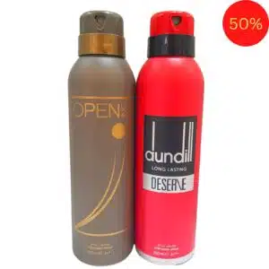 Lucky Opening & Dunhill Desire Red Body Spray (200ml Each)