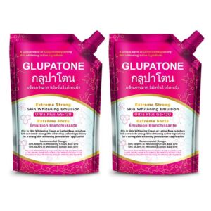 Glupatone Extreme Strong Whitening Emulsion (500ml) Combo Pack