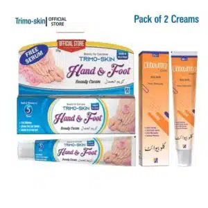 Trimo Skin Hand & Foot Whitening Cream + Clobe White Cream