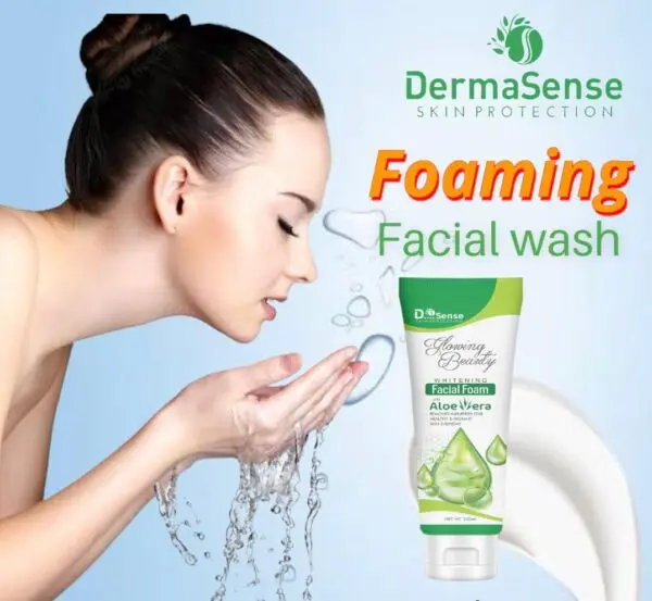 Derma Sense Aloe Vera Whitening Face Wash (100gm)
