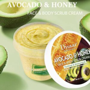 Disaar Avocado & Honey Face & Body Scrub Cream (300ml)