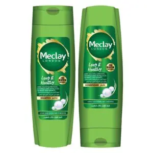 Meclay London Long & Healthy Shampoo (360ml) + Conditioner (200ml)