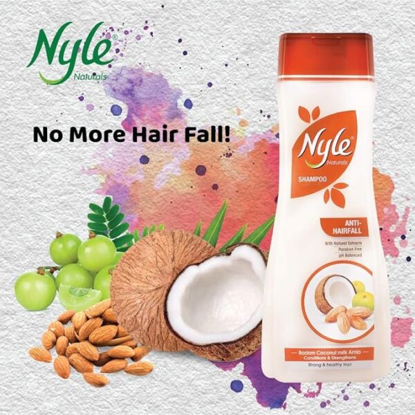NYLE Naturals Anti-Hairfall Shampoo Coconut (400ml)