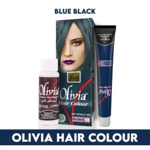 Olivia Hair Colour Blue & Black