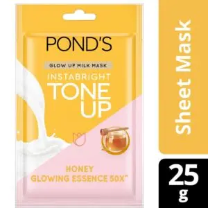 Ponds Glow Up Milk Mask Insta Bright Tone Up (25gm)