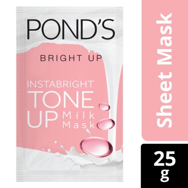 Ponds Insta Bright Tone Up Milk Sheet Mask (25gm)