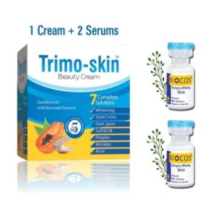 Trimo Skin Beauty Cream (30gm) + Biocos Whitening Serum 2Pcs