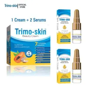 Trimo Skin Beauty Cream (30gm) + Emergency Beauty Serum 2Pcs