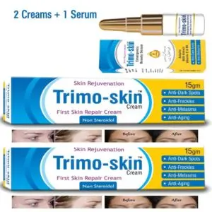 Trimo Skin Skin Repair Cream (15gm) 2Pcs + Emergency Beauty Serum