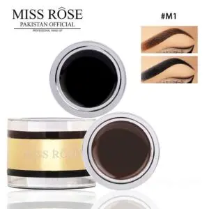 Miss Rose 2in1 Gel Liner + Kajal (Shade M1)