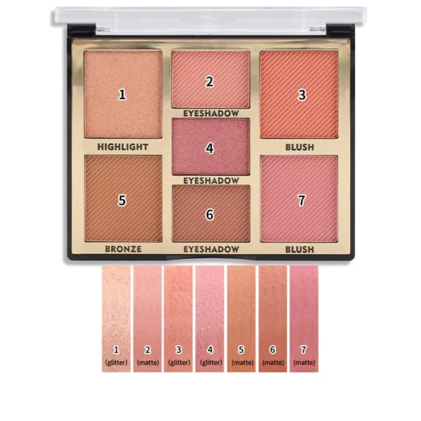 Miss Rose 7 Color Face Palette (01)