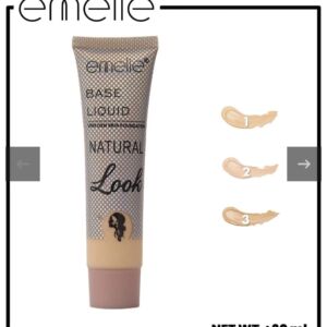 Emelie Base Liquid Natural Look Foundation (30ml) Shade-1