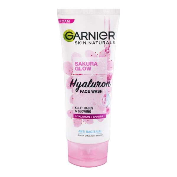 Garnier Skin Naturals Sakura Glow Hyaluron Face Wash (100ml)