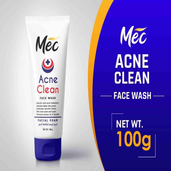 Mec Acne Clean Face Wash (100gm)