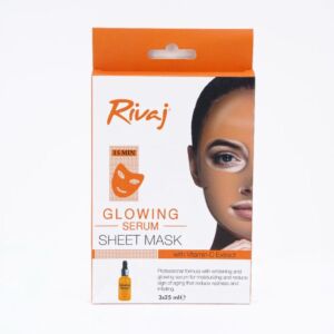 Rivaj UK Glowing Serum Sheet Mask (3x25ml)
