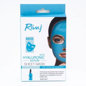 Rivaj UK Hyaluronic Acid Serum Sheet Mask (3x25ml)