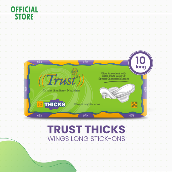 Trust Thicks Wings Long Stick-ons (10Pcs)