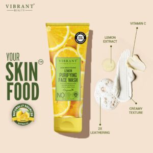 Vibrant Beauty Lemon Purifying Face Wash (200ml)