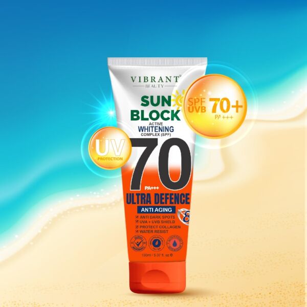 Vibrant Beauty Sunblock SPF70+ Ultra Defence (150ml)