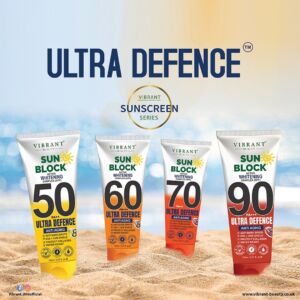 Vibrant Beauty Sunblock Ultra Defence Deal (Pack of 4) 150ml Each
