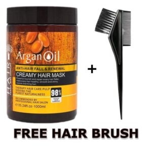 Argan Oil Creamy Hair Mask For Soft Silky Hair Premium Quality (1000ml)