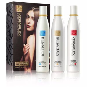 BK Keraplex Professional Brazilian Smoothing Straightening Rebonding Keratin Hair Beauty Salon Treatment Kit
