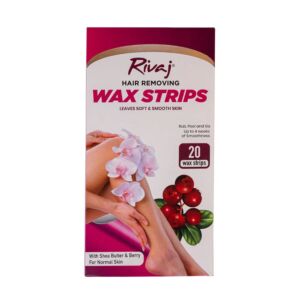 Rivaj UK Hair Removing Wax Strips (Shea Butter & Berry)