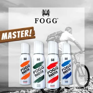 FOGG Master Body Sprays (120ml) Pack of 4 Deal